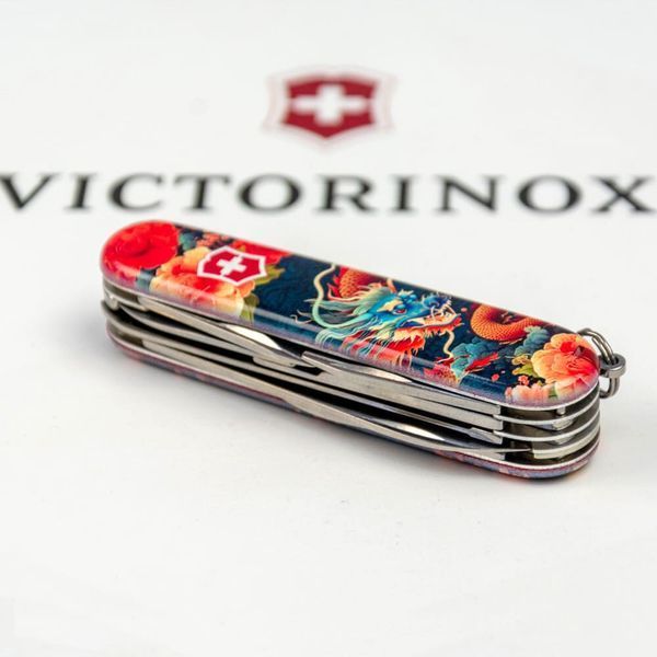 Швейцарський ніж Victorinox Swiss Army Huntsman Zodiac Китайський дракон 1.3713_Z3200p 4008908 фото
