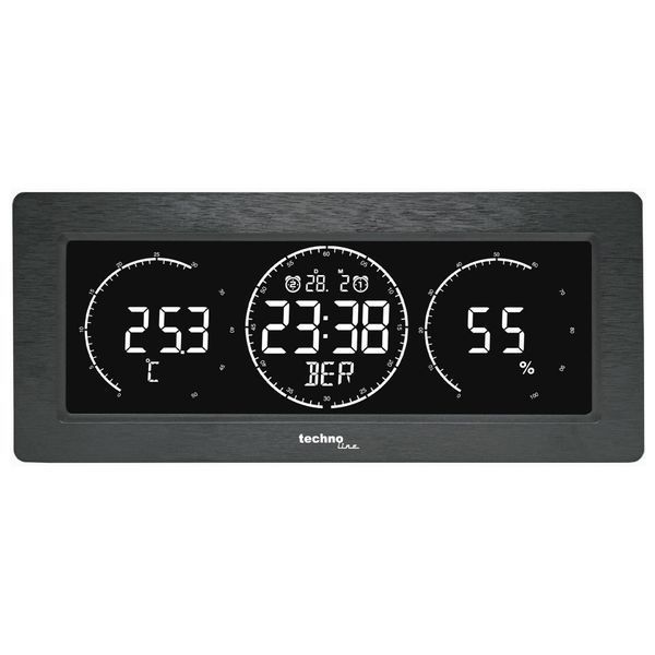 Часы настольные Technoline WT458 Black (WT458) DAS302480 фото