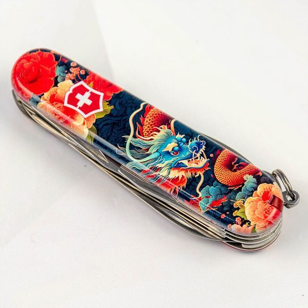 Швейцарський ніж Victorinox Swiss Army Huntsman Zodiac Китайський дракон 1.3713_Z3200p 4008908 фото