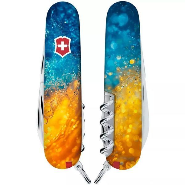 Швейцарский нож Victorinox Spartan Ukraine 91 мм 13 функций Желто-синий (1.3603.7_T3160pw) V77552813 фото