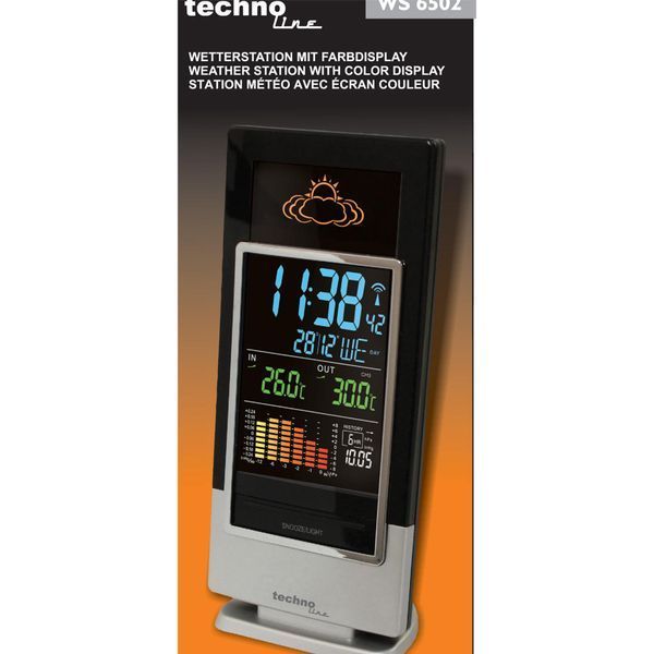 Метеостанция Technoline WS6502 Black/Silver (WS6502) DAS301781 фото