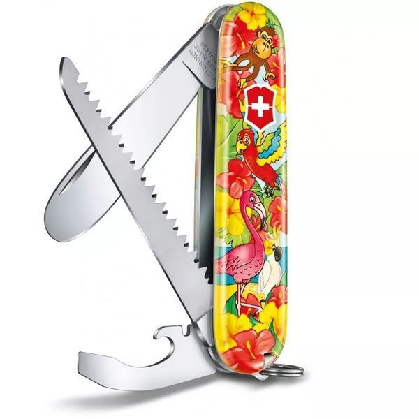 Набор подарочный детский Victorinox My First Children Set Animal Edition Parrot нож 84 мм/9 функций (0.2373.E3) V77551932 фото