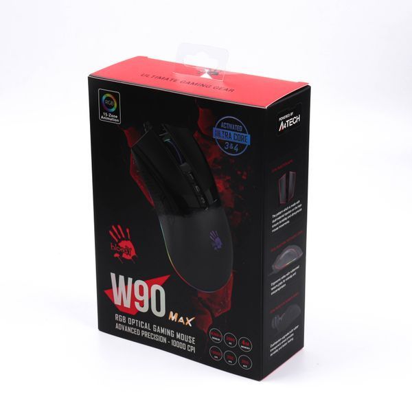 Мышь игровая A4Tech W90 Max Bloody, черная, активированное ПО Bloody W90 Max Bloody (Stone black) 1604870 фото