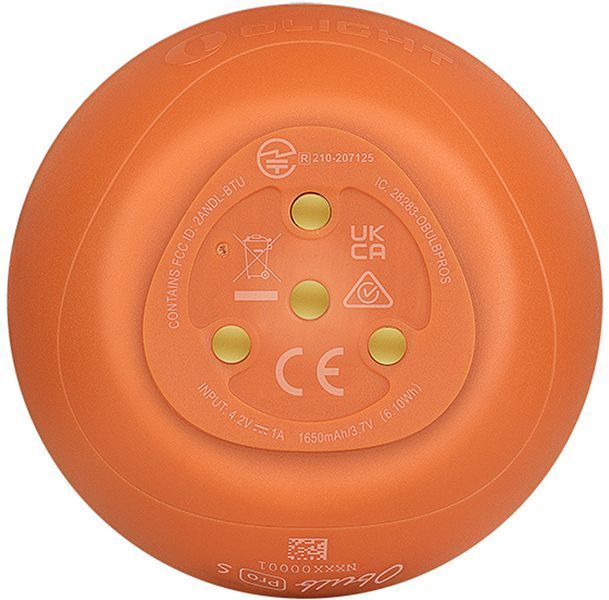Ліхтар Olight Obulb Pro S Orange (240 Lm) 0.0008.0052 23704240 фото