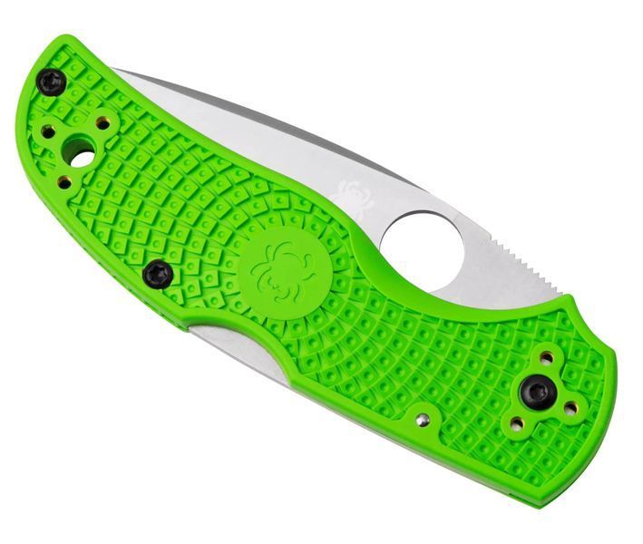 Нож Spyderco Native 5 Salt Green FRN Серрейтор C41SGR5 871546 фото