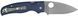 Ніж Spyderco Shaman SPY27 G-10 Cobalt Blue C229GPCBL 871688 фото 3