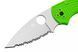 Нож Spyderco Native 5 Salt Green FRN Серрейтор C41SGR5 871546 фото 7