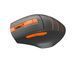Миша бездротова A4Tech Fstyler FG30S (Orange), безшумна, USB, колір чорний+помаранчевий FG30S (Orange) 1604570 фото 2