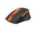 Миша бездротова A4Tech Fstyler FG30S (Orange), безшумна, USB, колір чорний+помаранчевий FG30S (Orange) 1604570 фото 4