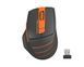 Миша бездротова A4Tech Fstyler FG30S (Orange), безшумна, USB, колір чорний+помаранчевий FG30S (Orange) 1604570 фото 1