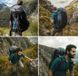 Рюкзак туристичний Naturehike Rock NH20BB113, 40+5 л, Чорний 83012 фото 5