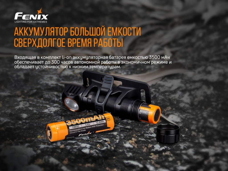 Фонарь налобный Fenix ​​HM61R + Складной нож Ruike S22 Коричневый 577980 фото