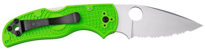 Нож Spyderco Native 5 Salt Green FRN Серрейтор C41SGR5 871546 фото