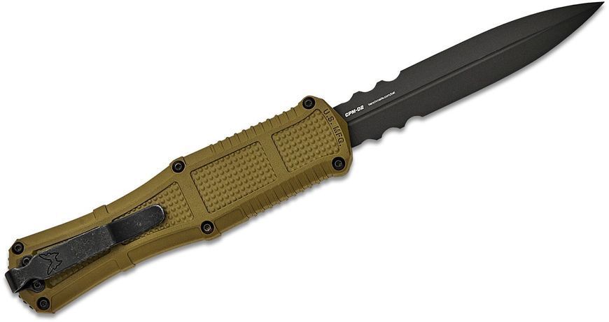 Ніж Benchmade Claymore OTF Auto, Зелений 3370SGY-1 4009271 фото