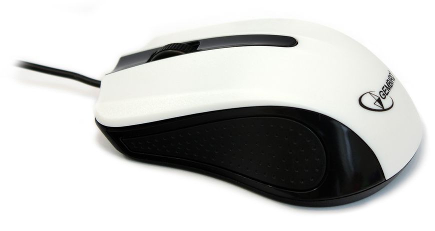 Оптическая мышка Gembird MUS-101-W, USB интерфейс, белый цвет MUS-101-W 0202420 фото