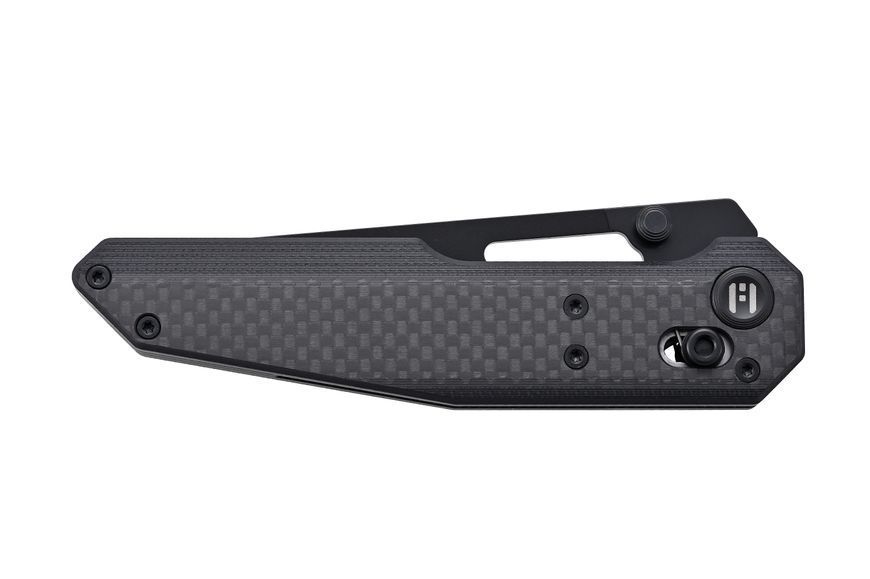 Нож Hightron Sharplyn 14C28N G-10 + CF HK01BLK 4009329 фото