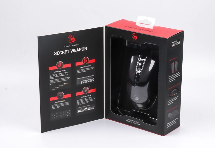 Мышь игровая A4Tech W90 Max Bloody, черная, активированное ПО Bloody W90 Max Bloody (Stone black) 1604870 фото
