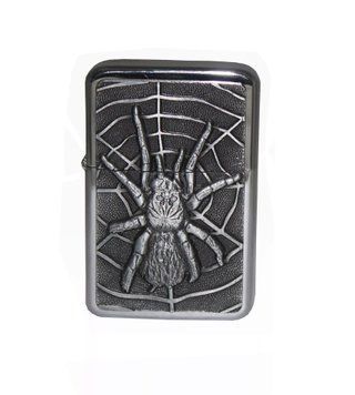Зажигалка бензиновая STAR SPIDER Silver (23585STAR) V77550848 фото