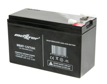 Акумуляторна батарея Maxxter MBAT-12V7AH, 12В 7Ач MBAT-12V7AH 1000040 фото