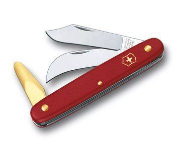 Швейцарський ніж Victorinox Budding-Pruning 3 садовий 100 мм, червоний, в блістрі (3.9116.B1) V77553542 фото