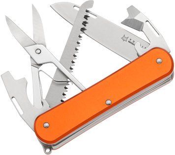Ніж багатофункціональний Fox Vulpis Aluminium Orange 5 інструментів FX-VP130-SF5 OR 17530690 фото