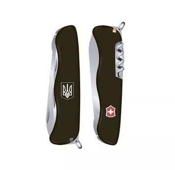 Швейцарський ніж Victorinox Nomad Ukraine Чорний (0.8353.3R7) V77552194 фото