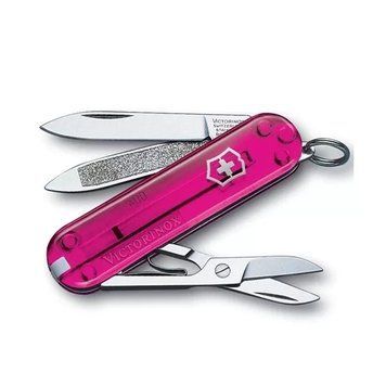 Швейцарський ніж Victorinox 58 мм Classic Pink (0.6203.T5) V77553528 фото