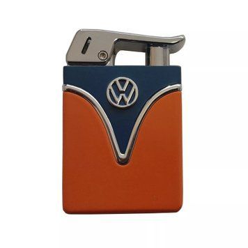 Зажигалка газовая пьезо Licences VW Metal Lighter Tank Оранжево-голубой (40610129BLUOR) V77550592 фото