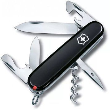 Швейцарський ніж Victorinox Spartan Ukraine Чорно-червоний (1.3603.3.1) V77553070 фото