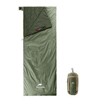 Спальник надлегкий Naturehike Summer LW180 NH21MSD09 лівий, (15&deg;C), p-p M, Зелений 93215 фото