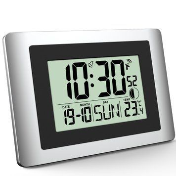 Годинник настінний Technoline WS8028 Silver/Black (WS8028) DAS302459 фото