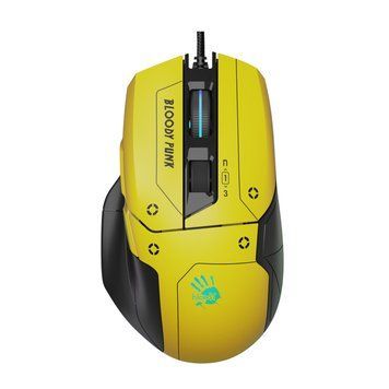 Миша ігрова A4Tech W70 Max Bloody, жовта, активоване ПЗ Bloody W70 Max Bloody (Punk Yellow) 1605121 фото