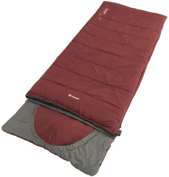 Спальний мішок Outwell Contour Lux Reversible/-3&deg;C Red Right (230383) 928756 фото