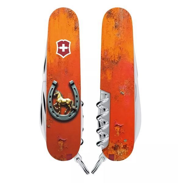 Швейцарський ніж Victorinox Spartan Zodiac 3D Щаслива підкова шари Червоний матово-глянцевий 1.3603_Z5260hk V77554170 фото