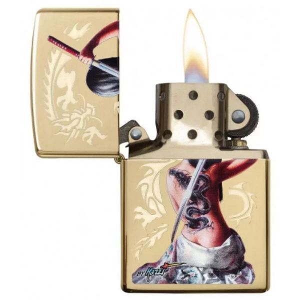 Запальничка Zippo 29668 Mazzi 254B Dragon Girl 77890056 фото