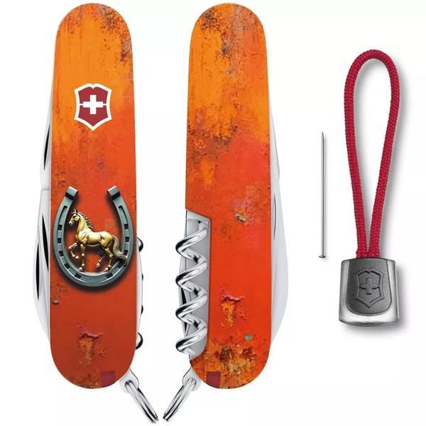 Швейцарський ніж Victorinox Spartan Zodiac 3D Щаслива підкова шари Червоний матово-глянцевий 1.3603_Z5260hk V77554170 фото