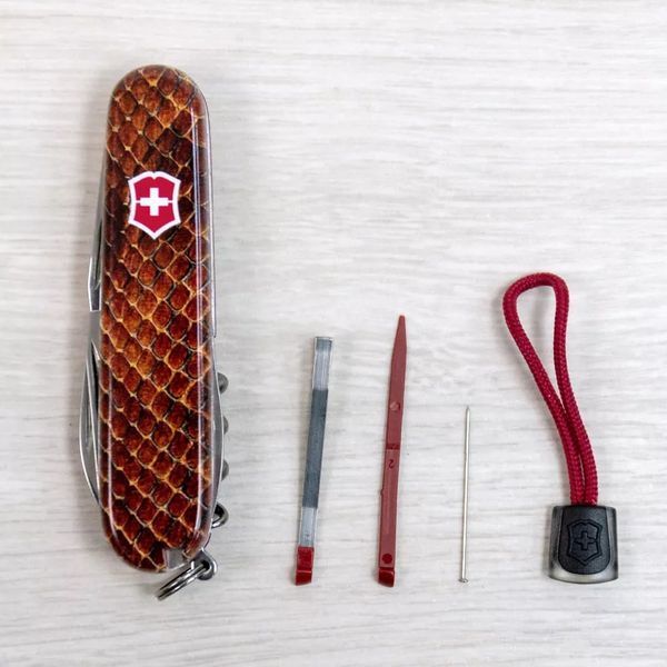 Швейцарський ніж Victorinox Spartan DESIGN Принт Шкіра кобри 1.3603_R2210pk V77554165 фото