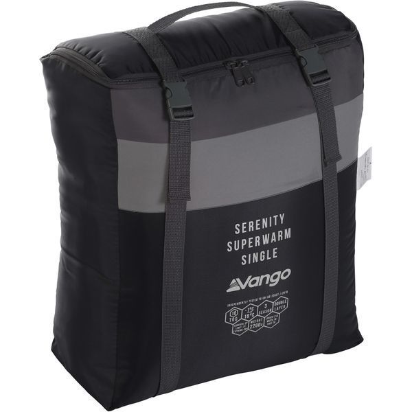 Спальний мішок Vango Serenity Superwarm Single/-3&deg;C Shadow Grey Left (SBQSERENIS32S7H) 928207 фото