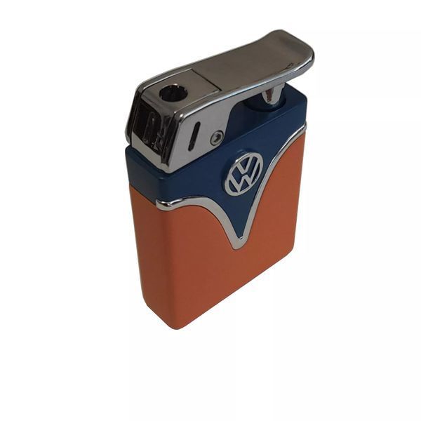 Запальничка газова п'єзо Licences VW Metal Lighter Tank Оранжево-блакитний (40610129BLUOR) V77550592 фото