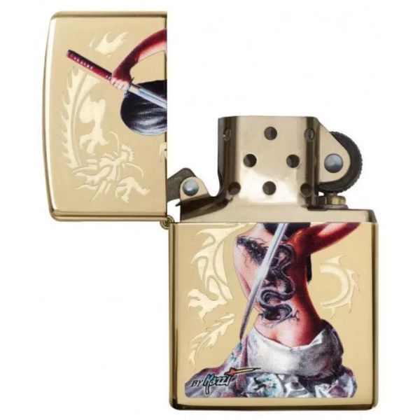 Запальничка Zippo 29668 Mazzi 254B Dragon Girl 77890056 фото