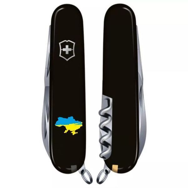Швейцарский нож Victorinox Climber Ukraine 91 мм 14 функций Карта Украины (1.3703.3_T1166u) V77552904 фото