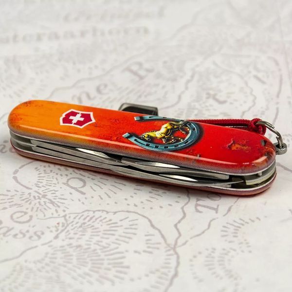 Швейцарський ніж Victorinox Spartan Zodiac 3D Щаслива підкова шари Червоний матово-глянцевий 1.3603_Z5260hk V77554170 фото