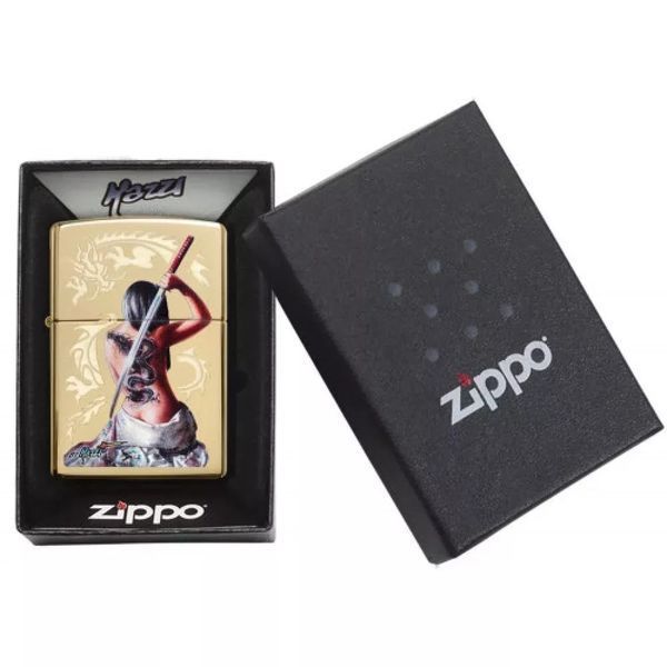 Запальничка Zippo 29668 Mazzi 254B Dragon Girl 77890056 фото
