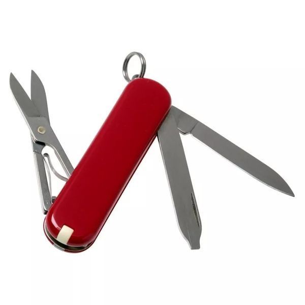 Швейцарский нож Victorinox Classic SD 58 мм 7 функций Красный в блистере (0.6223.B1) V77552869 фото