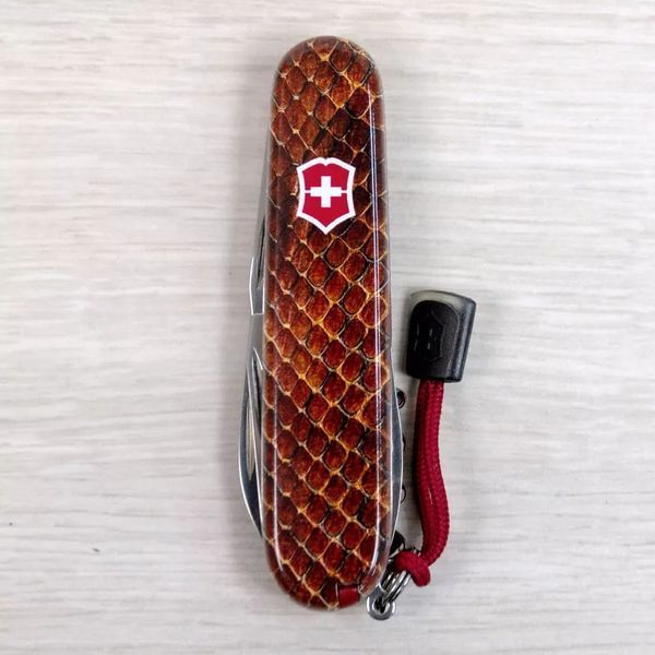 Швейцарський ніж Victorinox Spartan DESIGN Принт Шкіра кобри 1.3603_R2210pk V77554165 фото