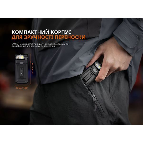 Фонарь Fenix ​​SW05R-UV LED Черный SW05R-UVL 999996824 фото