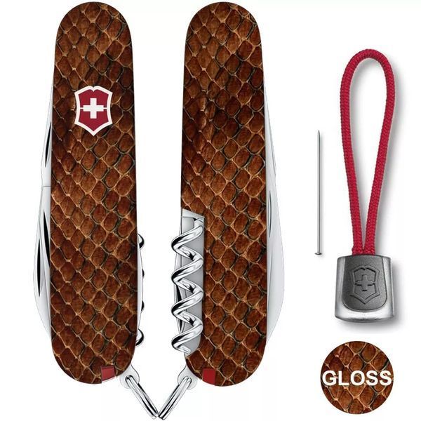 Швейцарський ніж Victorinox Spartan DESIGN Принт Шкіра кобри 1.3603_R2210pk V77554165 фото