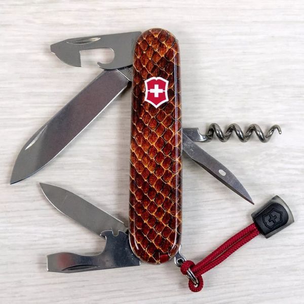 Швейцарський ніж Victorinox Spartan DESIGN Принт Шкіра кобри 1.3603_R2210pk V77554165 фото