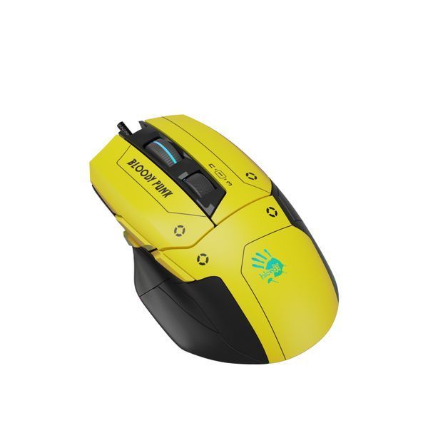 Миша ігрова A4Tech W70 Max Bloody, жовта, активоване ПЗ Bloody W70 Max Bloody (Punk Yellow) 1605121 фото