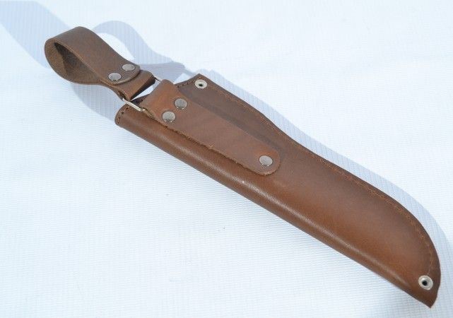 Шкіряні ножни (піхви) для ножа середні XL Сірі 11101081 фото